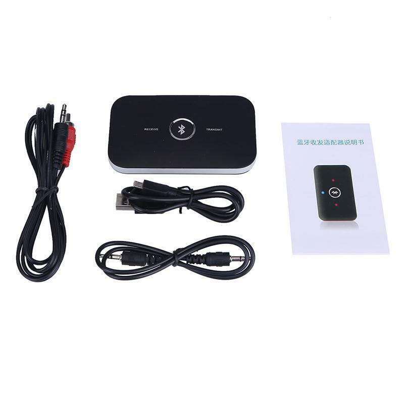 TEQ HIFI Wireless Bluetooth Audio Transmitter Receiver 3.5mm or RCA Music Adapter 2 in1 TEQ HIFI Wireless Bluetooth Audio Transmitter Receiver 3.5mm or RCA Music Adapter 2 in1